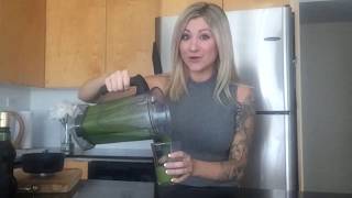 Chlorella Matcha Green Tea Smoothie Recipe [upl. by Alledi]