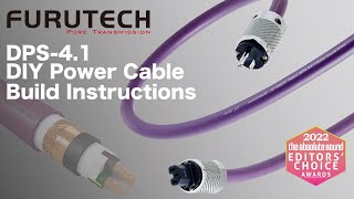 Furutech DPS41 DIY power cord build instructions [upl. by Driscoll]