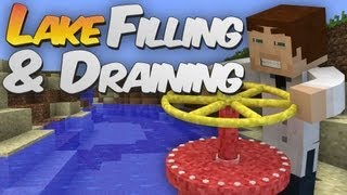 How To Instantly Fill amp Drain Lakes In Minecraft [upl. by Etnahs139]