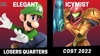 COST 2022 Losers Quarters  Elegant vs Icymist  SSBU Smash Ultimate Tournament [upl. by Staffard]