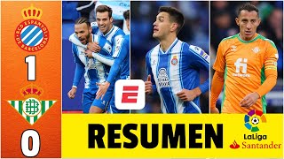 EL DUELO DE MEXICANOS lo ganó el Espanyol de CÉSAR MONTES 10 vs BETIS de ANDRÉS GUARDADO  La Liga [upl. by Deanne776]