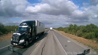 Driving out of Laredo Texas Dangerous Van Almost Crashed [upl. by Ative200]