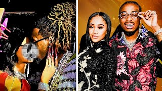 Cardi B drops secrets on Offset and Quavos Fr3ak0ff with Saweetie [upl. by Eerot]