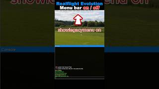 How to Show the top menu bar in Realflight Evolution [upl. by Atse]