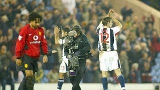 West Bromwich Albion 2 Manchester United 0  League Cup Fourth Round  December 2003 [upl. by Gnaw]