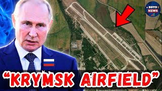 RUSSIAS KRYMSK MILITARY AIRFIELD ATTACKED BY DRONES IN KRASNODAR REGION  RUSSIAUKRAINE WAR NEWS [upl. by Onin]