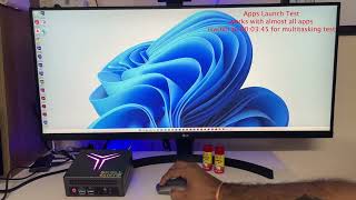 Performance Test  SkullSaints EMERALD Intel N5095 Mini PC w 16GB RAM 500GB M2 SSD Win 11 Pro [upl. by Aldin480]