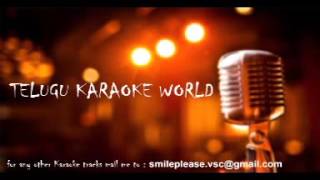 Manasa Nuvvunde Chote Cheppamma Karaoke  Munna  Telugu Karaoke World [upl. by Arahsak]