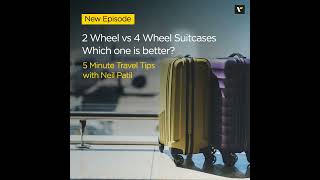 2 Wheel vs 4 Wheel Suitcases Which one is better [upl. by Ahsinyt847]