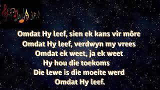 Omdat Hy leefLoof Koning JesusOmdat Hy leefBecause He lives [upl. by Notyad843]