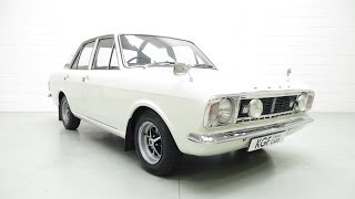 A Reputable and Lavish Ford Cortina Mk2 1600E with Just 64346 Miles From New  SOLD [upl. by Ekusoyr107]