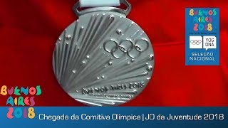 Chegada da Comitiva Olímpica  Jogos Olímpicos da Juventude 2018 [upl. by Nosyt629]