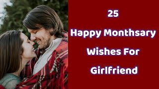 Happy Monthsary Wishes For Girlfriend [upl. by Phylis697]