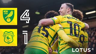 HIGHLIGHTS  Norwich City 41 Cardiff City [upl. by Zerlina]