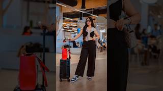 Airport Pose Ideas  Travel poses  photography  Minisha Pathak shorts pose travelphotography [upl. by Anaidni]