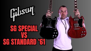 Gibson SG Special VS Gibson SG Standard 61 [upl. by Klein468]