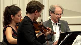 MOZART Clarinet Quintet in A major K 581  ChamberFest Cleveland 2017 [upl. by Yenoh]