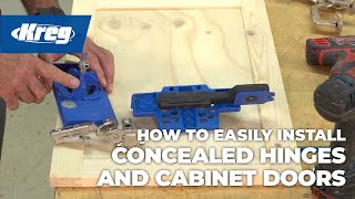 How To Easily Install Concealed Hinges amp Cabinet Doors [upl. by Adrianne]