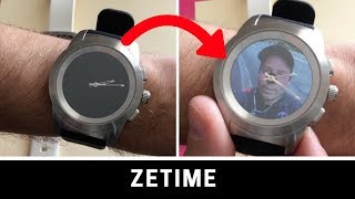 ZeTime de MyKronoz  Test de la 1ère montre connectée avec aiguilles [upl. by Zina]