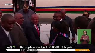 SADC Summit I President Ramaphosa leads the South Africas delegation to Zimbabwe [upl. by Mukund946]