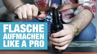 10 Wege eine Flasche zu öffnen OHNE Flaschenöffner [upl. by Notpmah]