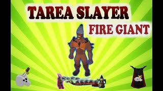 Tarea Slayer Fire Giant  Runescape en español [upl. by Ohcamac645]