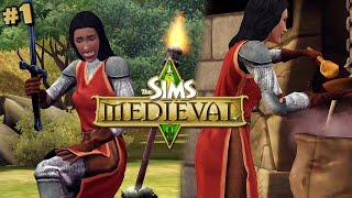 FIRST DAY AS QUEEN  The Sims Medieval 1 [upl. by Jolyn412]