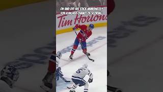 Slafkovsky high iq awareness was the reason Caufield scored hockey montreal canadians caufield [upl. by Vinn]