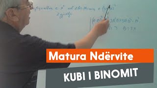 Matura Ndërvite  Kubi I binomit [upl. by Aicen]