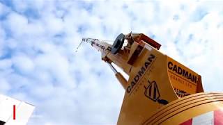 Cadman Cranes  Bocker AK466000 Mobile Truck Crane  SVC Carpentry Roof Trusses  Essex [upl. by Vere]