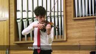 N Paganini Caprice No 20 Op 1  Giovanni Andrea Zanon violin [upl. by Schoening]