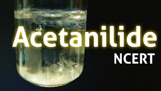 Acetanilide Nphenylacetamide Preparation NCERT guide [upl. by Malissa]