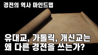 세 종교 quot경전의 역사quot 마인드맵💡  유대교 가톨릭 개신교 성경을 이해하는 20분 [upl. by Joses864]