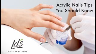 Basic Steps of Acrylic Nails for Beginners  Acrylic Nails Tips That You Should Know [upl. by Eramat]