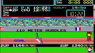 TRACK amp FIELD ARCADE HIGH JUMP WORLD RECORD 1983 KONAMI MAME RETRO NO CHEAT [upl. by Navac334]