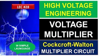 Voltage Multiplier Circuit CockcroftWalton Circuit highvoltage voltagemultiplier viral [upl. by Leagiba54]