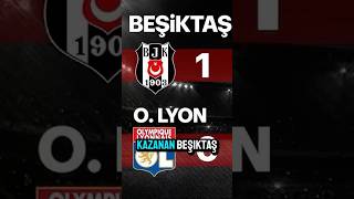 Lyon 01 Beşiktaş maçıtrendyolsüperlig uefaeuropaleague beşiktaş [upl. by Hootman]