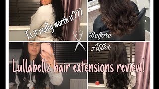 LULLABELLZ HAIR EXTENSION REVIEW IS IT REALLY WORTH IT [upl. by Ettenahc928]