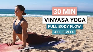 30 Min Vinyasa Yoga Flow  Full Body Yoga for All Levels [upl. by Kraul]