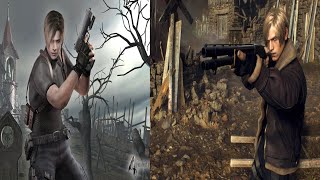 Old vs New Leon Resident Evil 4 mercenaries [upl. by Jez925]