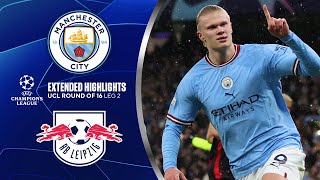 Man City vs RB Leipzig Extended Highlights  UCL Round of 16  Leg 2  CBS Sports Golazo [upl. by Cave]