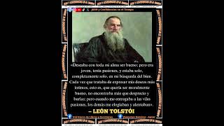 ✓LEÓN TOLSTÓI  «Frase del día» JARH literatura LeonTolstoi [upl. by Jake]