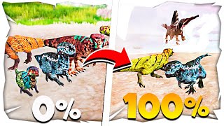 EU SOBREVIVI DO 0 a 100 COM O PSITTACOSAURUS A Extinção Dos Psittacos  The Cursed isle [upl. by Notneiuq]