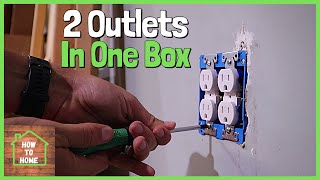 How to Wire 2 Outlets In One Box  Wiring a Double Receptacle the Correct Way [upl. by Akeimat968]