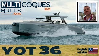 YOT 36 Powercat  Boat Review Teaser  Multihulls World [upl. by Serafine]