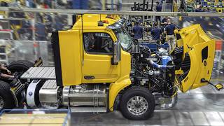 Inside Luxury Peterbilt Truck Factory Producing American LongHaul Trucks [upl. by Eenerb732]