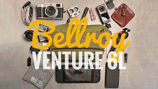 Bellroy Venture 6L Sling Bag Review amp Travel Load Out 4K [upl. by Sylvanus]