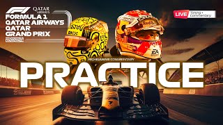 LIVE F1 Practice Qatar GP 2024 Lusail Circuit Data  Formula 1 Commentary [upl. by Ranchod835]