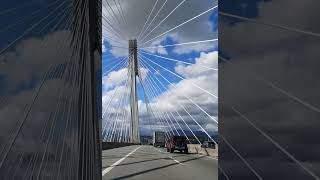 Stunning Bridge Port Mann bridge Canada shorts [upl. by Lemrahc791]