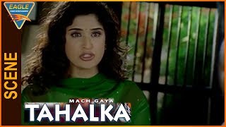 Mach Gaya Tahalka Hindi Dubbed Movie  Anjala Javeri Warning To Police Officer  Eagle Entertainme [upl. by Nodnelg]